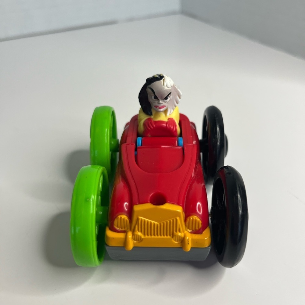 Vintage 1998 McDonald's Disney 101 Dalmatians Flip Car Cruella De Vil Puppy Dog - Picture 2 of 11
